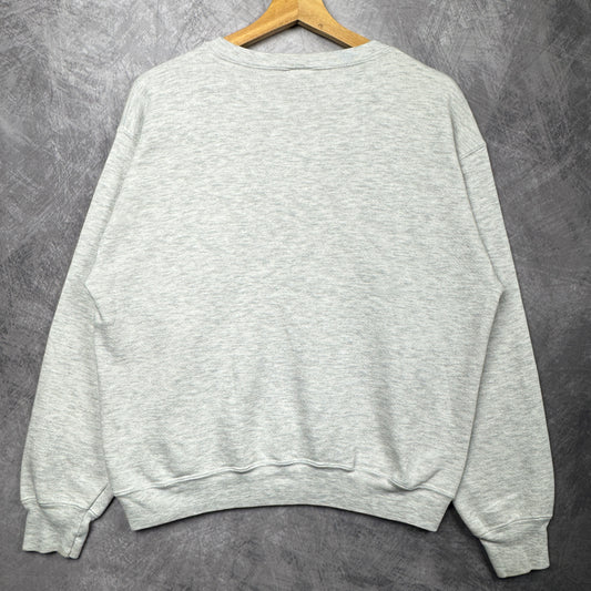 90s Grey Texas Longhorns McDonald Observatory Crewneck Sweatshirt 4371