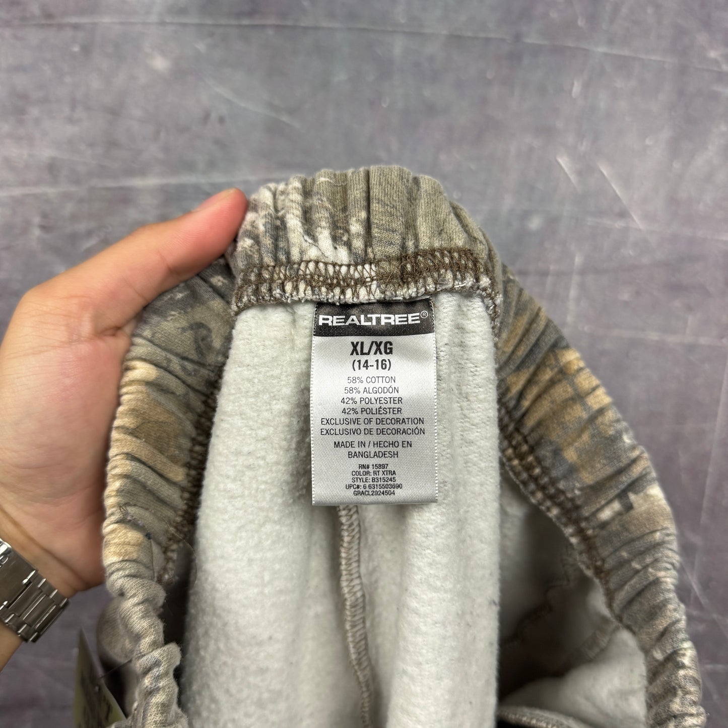 Early 00s RealTree Camo Baggy Sweatpants 27x26.5 2091