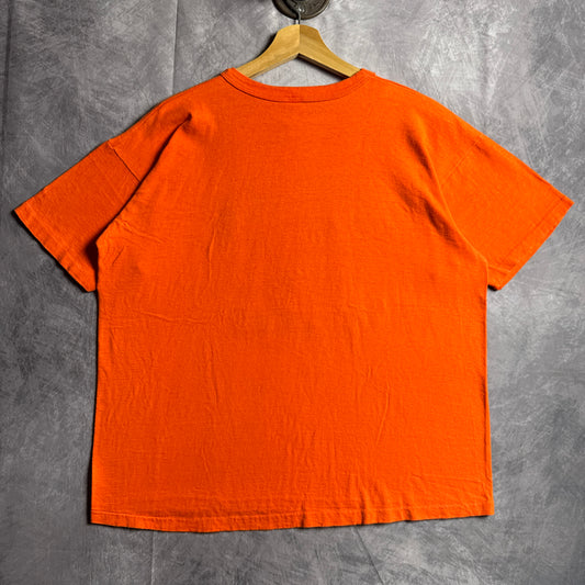 80s Orange Texas Longhorns Champion Hook Em Horns Shirt 4569