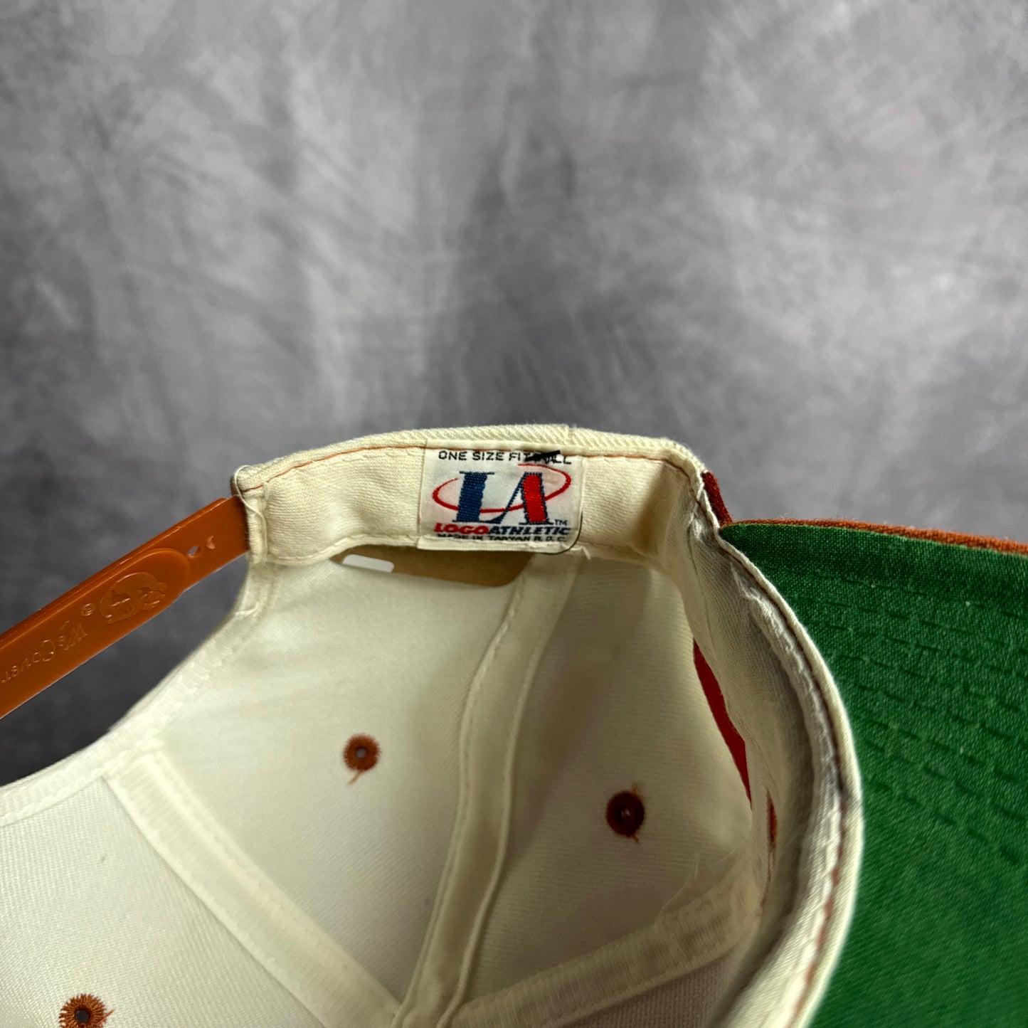 90s Texas Longhorns Shark Tooth Logo Athletic Snapback Hat 4627