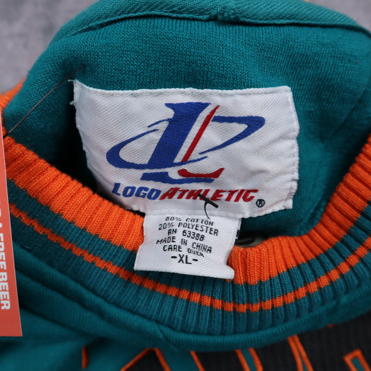 90s Teal Miami Dolphins Pro Line Crewneck Sweatshirt 6472
