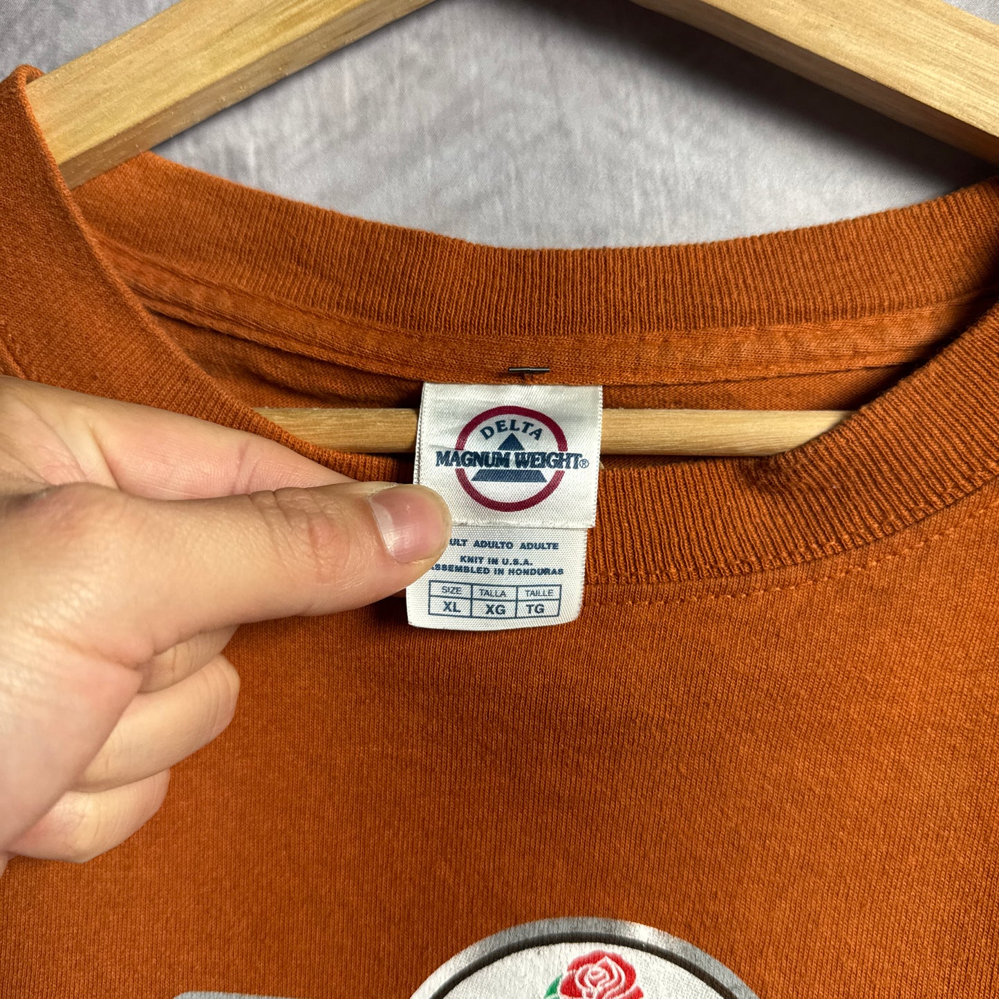 2006 Orange Texas Longhorns Rose Bowl Shirt 4491
