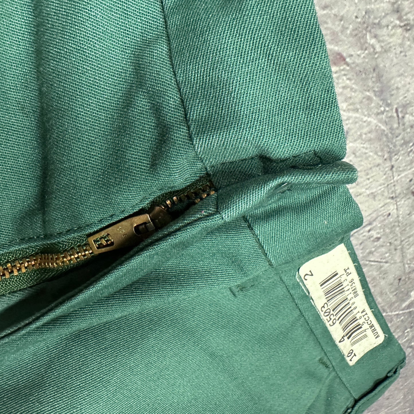 80s Green Cintas Cotton Poly Dickies Style Work Pants 32x28 AI43