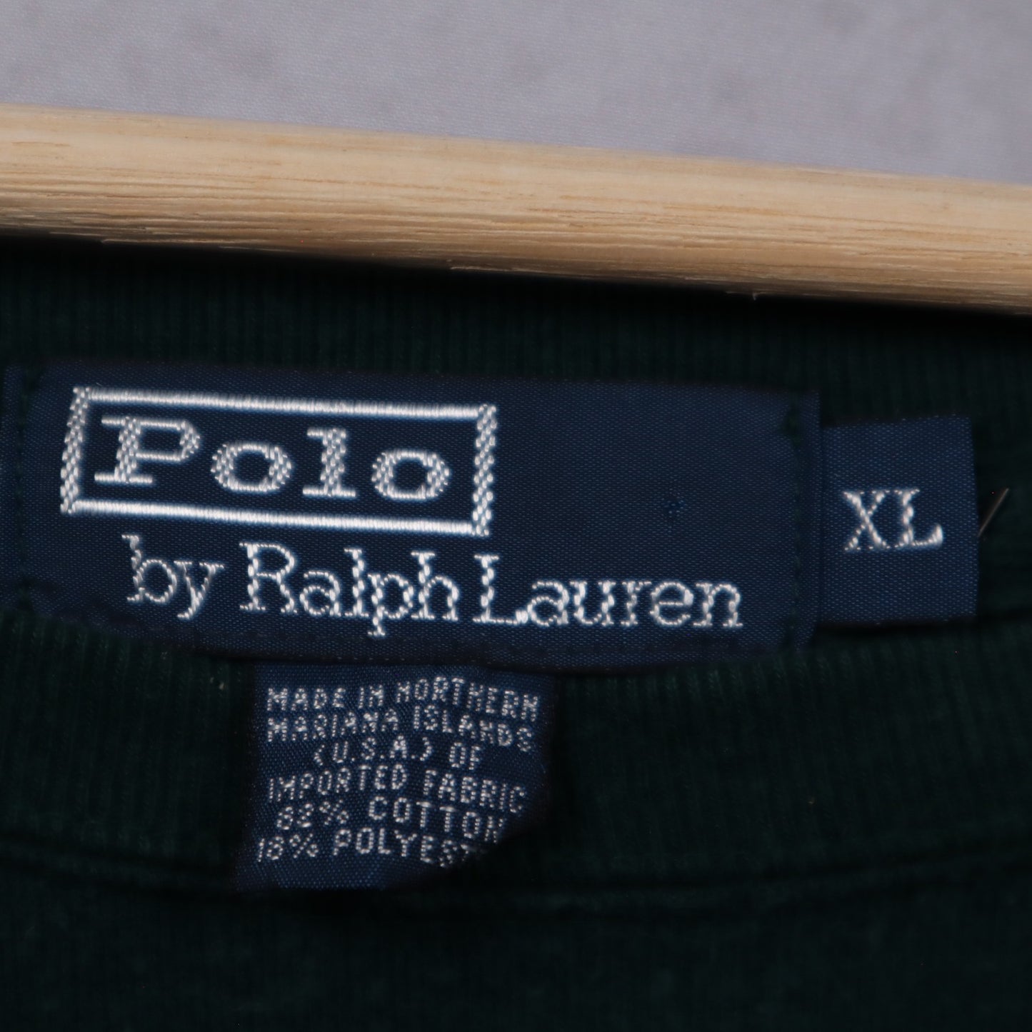 90s Dark Green Polo Ralph Lauren Essential Crewneck Sweatshirt 4710