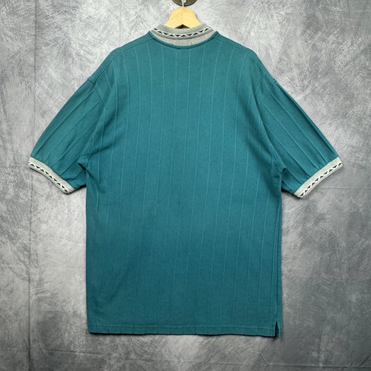 90s Teal Jaguar Polo Shirt 4033
