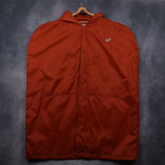 90s Burnt Orange Texas Longhorns Reebok Hooded Sideline Cape 5949
