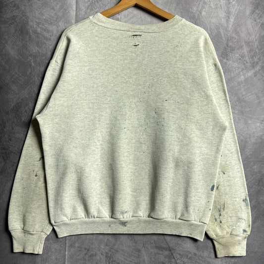 90s Grey Flinstones Texas Longhorns Crewneck Sweatshirt 4443