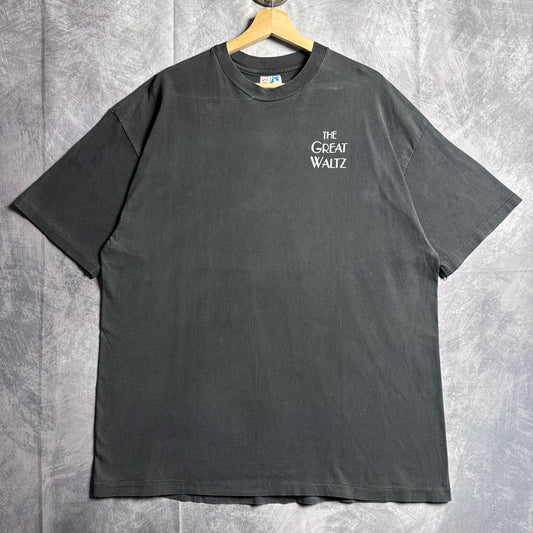 90s Black Texas Longhorns Ball Room Dance Club Shirt 4486