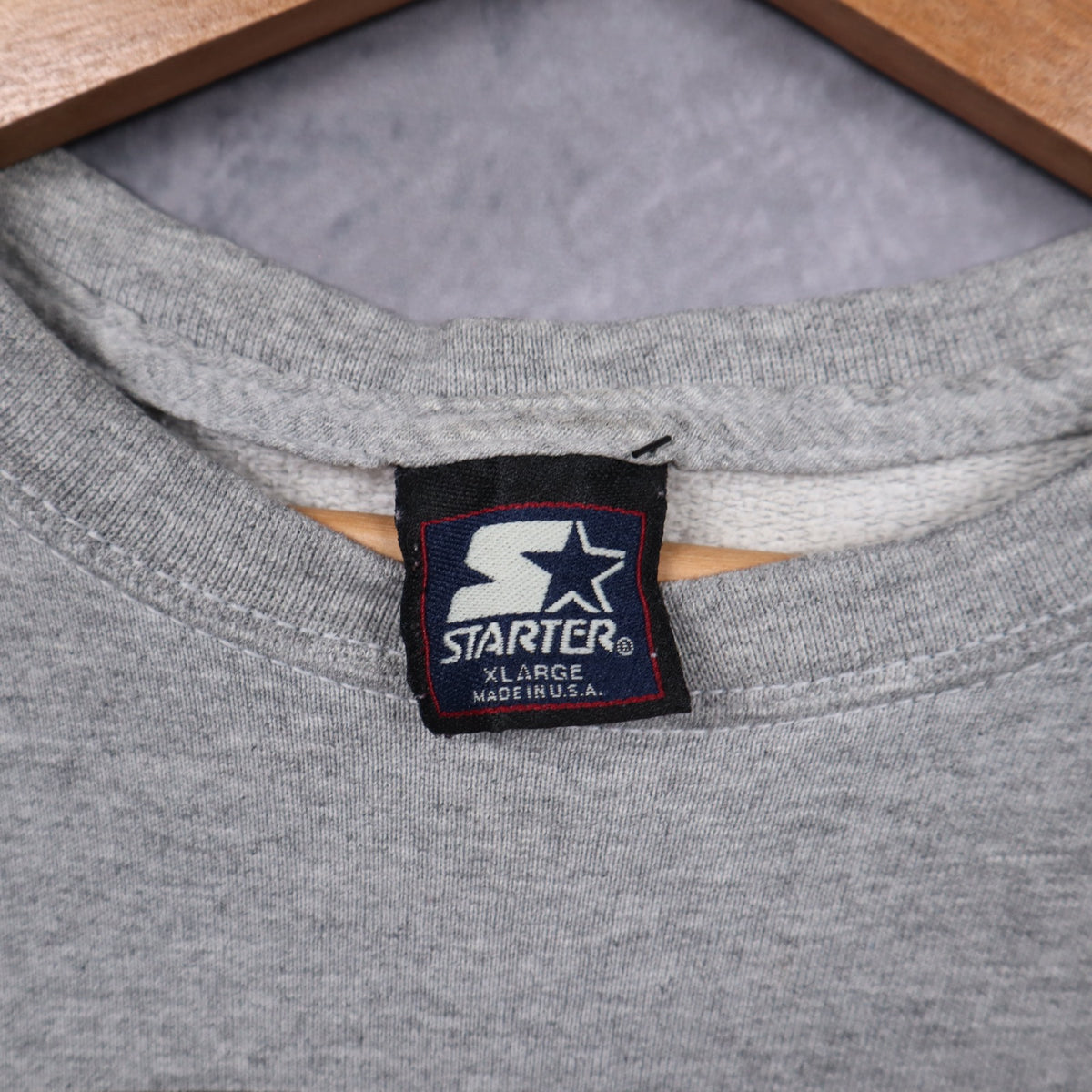 90s Grey University of Texas Longhorns Starter Crewneck Sweatshirt 5831