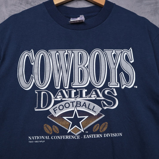 1993 Navy Blue Dallas Cowboys Football Shirt 6659