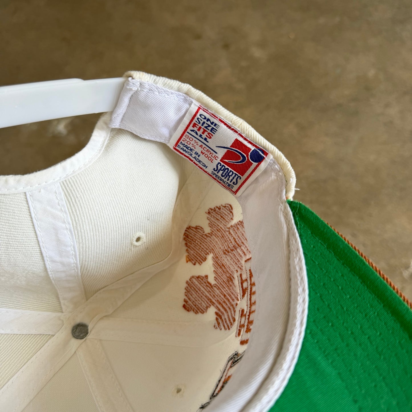 90s Cream Texas Longhorns Sports Specialties Snapback Hat 5775