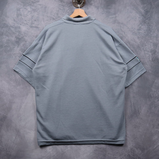 00s Grey BMW M Polo Shirt 7268