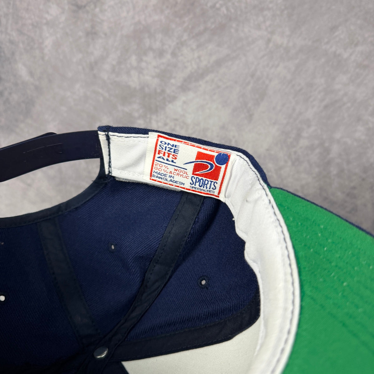 90s Navy Blue Dallas Cowboys Sports Specialties Plain Logo Snapback Hat 6857