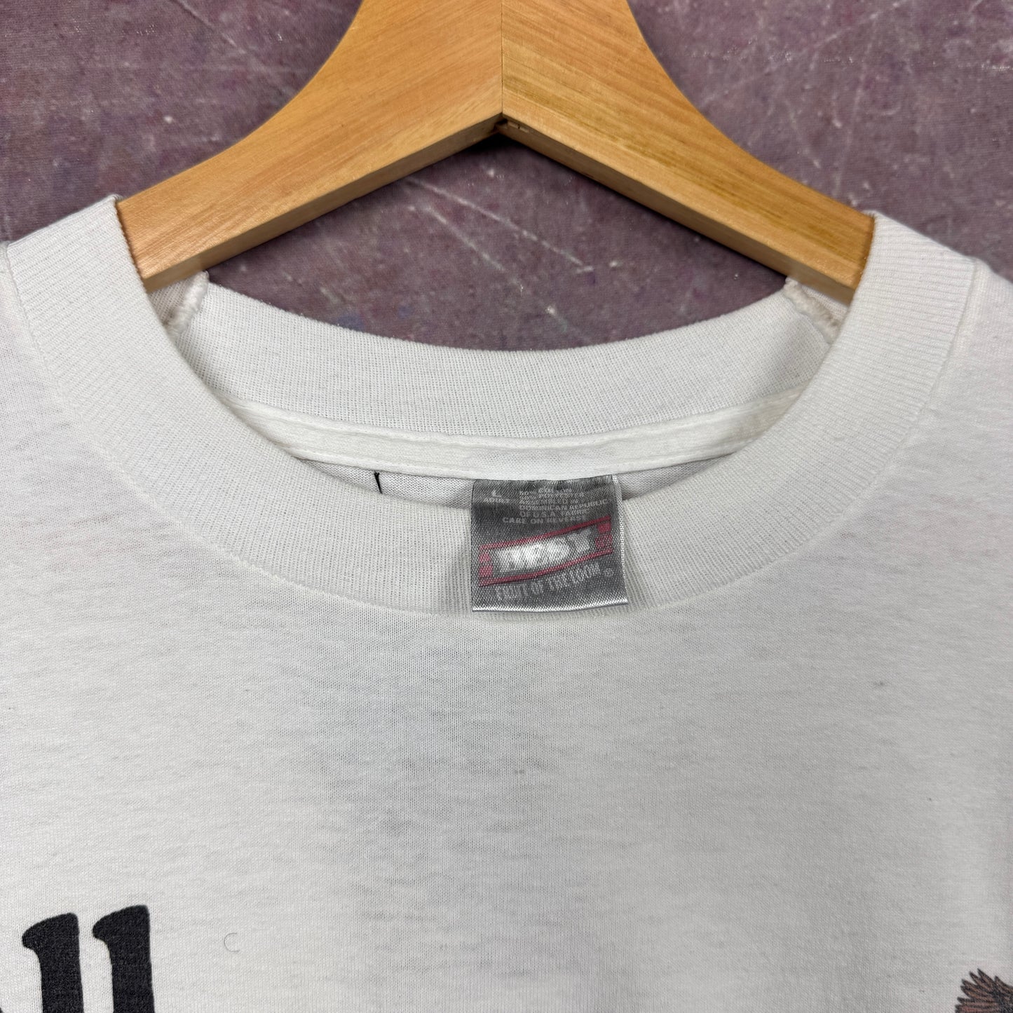 90s White All Americans United Shirt 3644