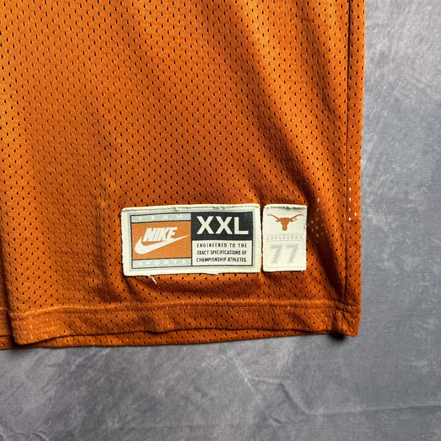 00s Orange Texas Longhorns Earl Campbell Nike #20 Jersey 4591