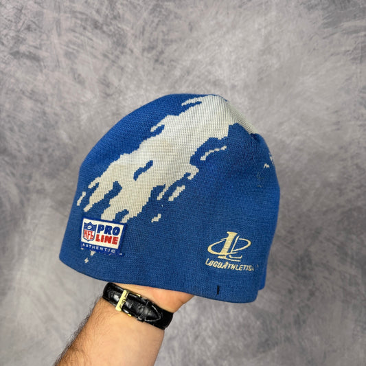 90s Blue Dallas Cowboys Logo Athletic Splash Beanie 6814
