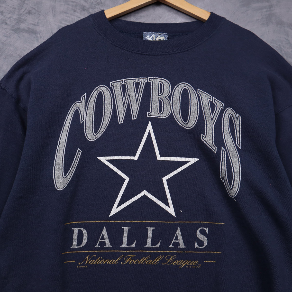 90s Navy Blue Dallas Cowboys Crewneck Sweatshirt 6616