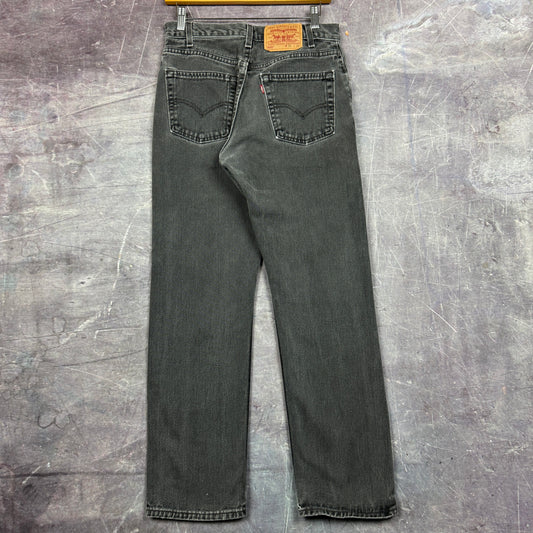 90s Faded Black Painter Levi's 505 Denim Jeans 28x29 0751