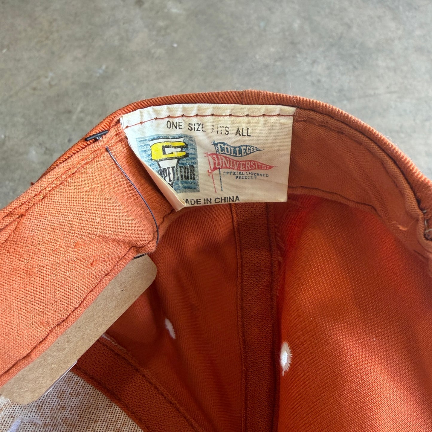 90s Orange Texas Longhorns Snapback Hat 5798