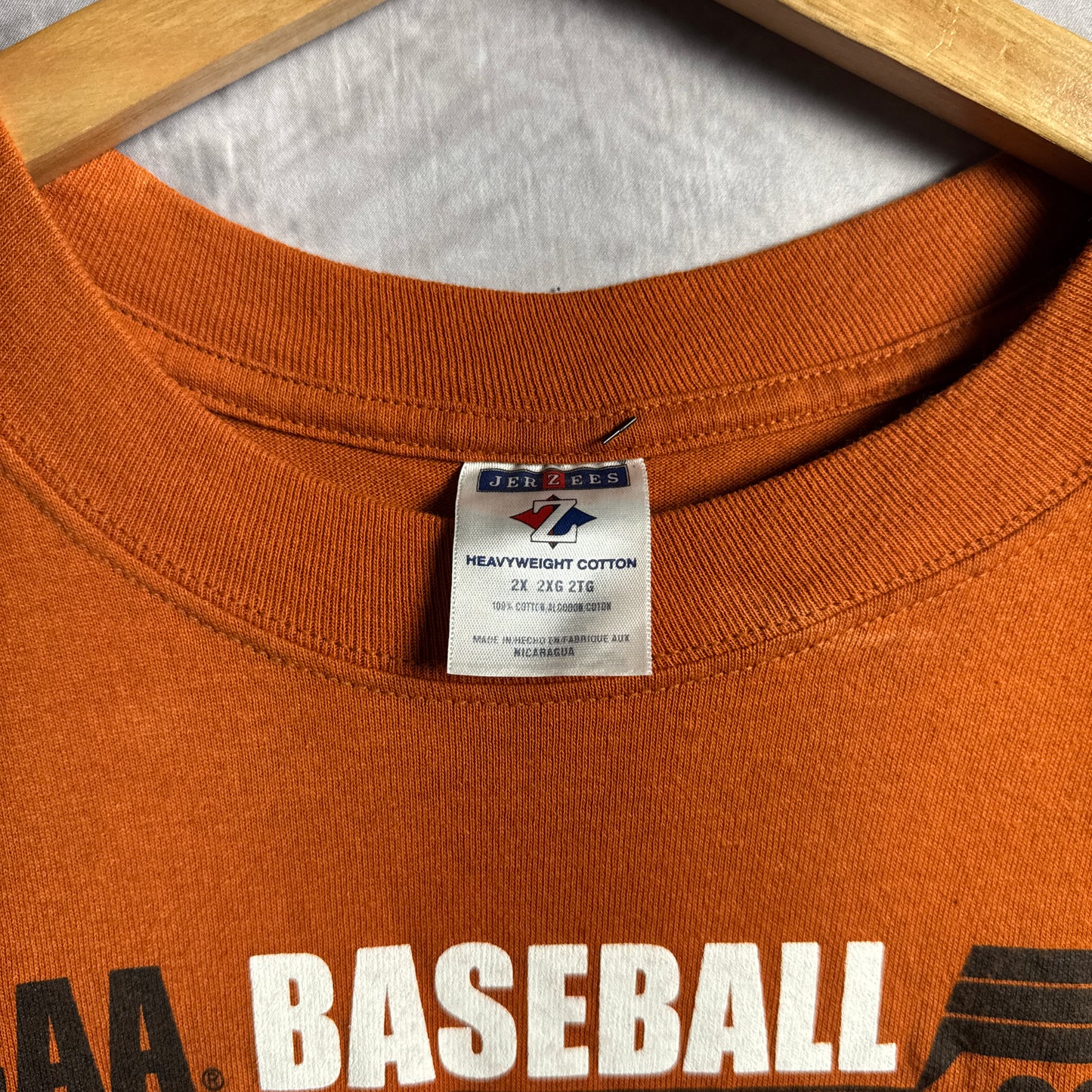 2005 Orange Texas Longhorns Baseball National Champions Shirt 4501