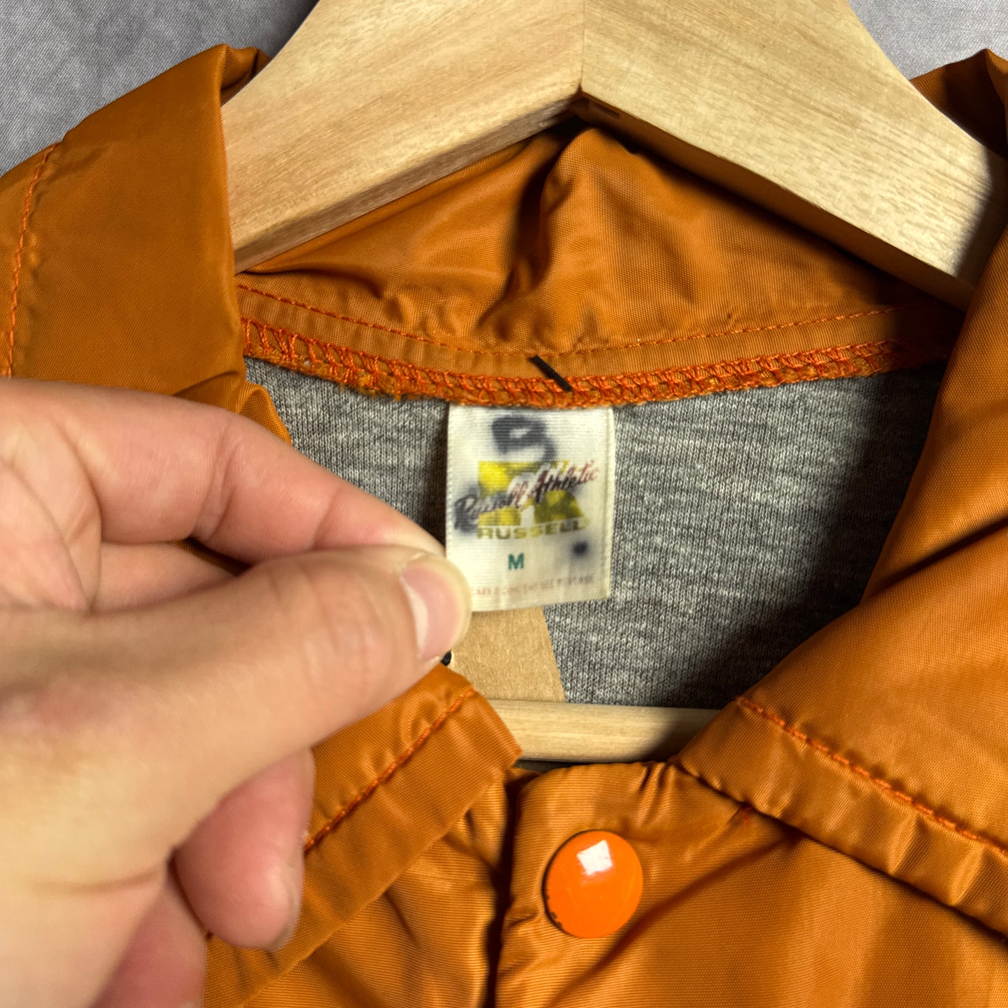 70s Orange Texas Longhorns Swimming Coaches Jacket 4470