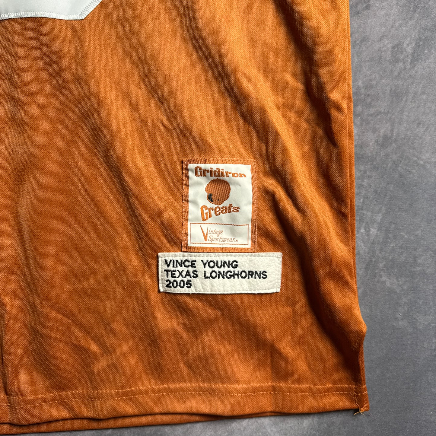 2005 Orange Texas Longhorns Vince Young #10 Rose Bowl Patch Jersey 4598