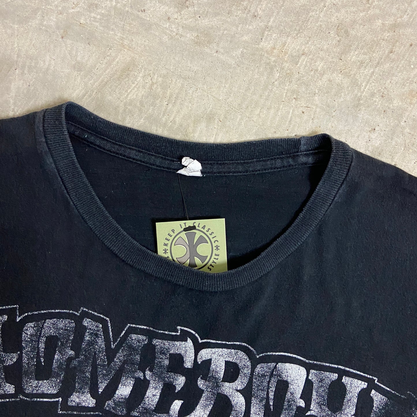 00s Faded Black Homeboys In The Party Lowrider Graphic Shirt XL BB84