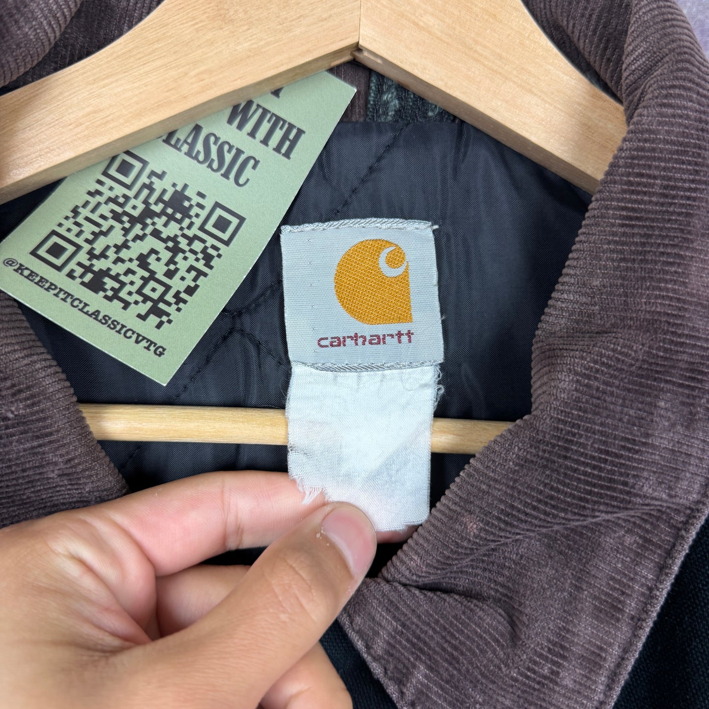 90s Faded Black Carhartt Cropped Arctic Work Jacket XL 2324