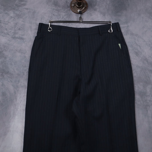 90s Navy Pinstripe Trousers 5274