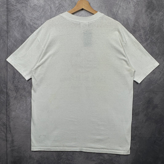 90s White Friends Don’t Let Friends Drive Fords Shirt 3899