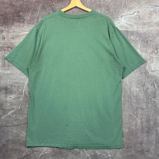 Early 00s Pastel Green Carhartt Essential Pocket Logo Shirt L 2422