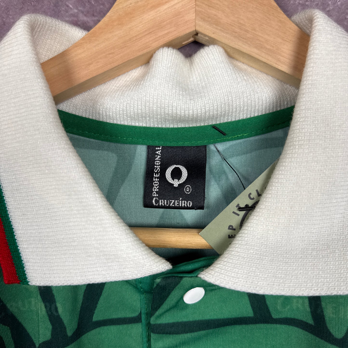 00s Green Mexico Collared Soccer Jersey 3381