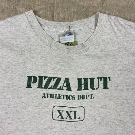 90s Gray Pizza Hut Athletic Dept XXL Graphic Shirt XL BE20