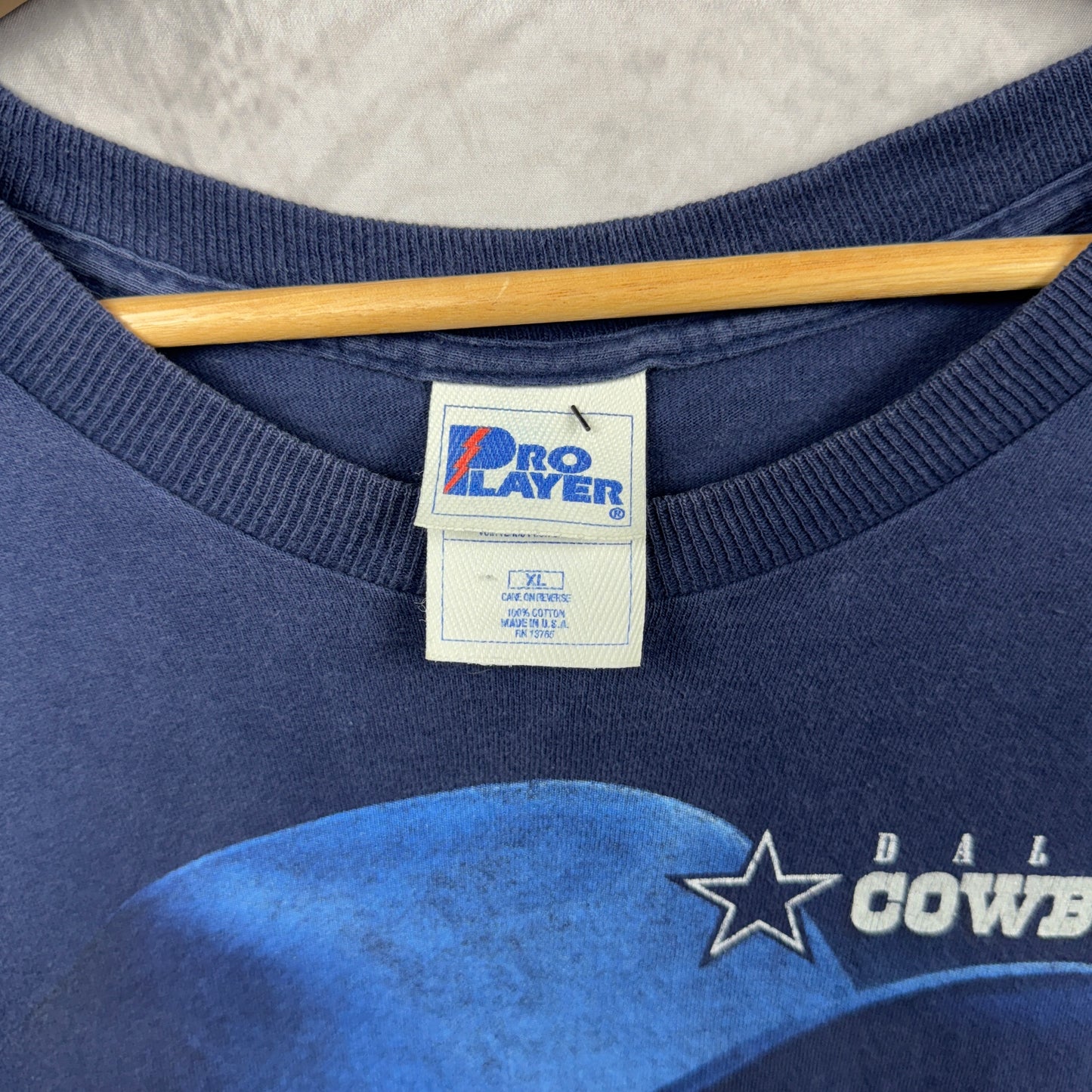 90s Blue Dallas Cowboys Shirt 4245