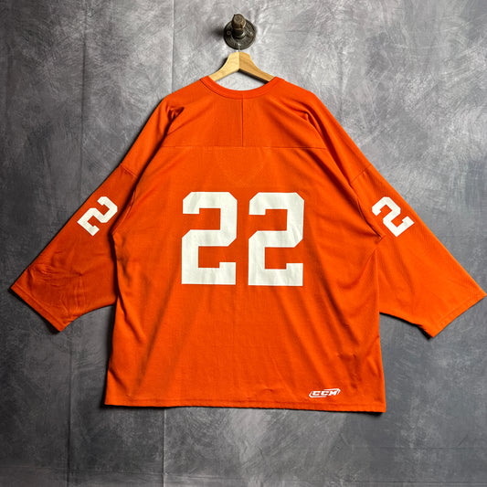 90s Orange Texas Longhorns Hockey Alumni Jersey 4616
