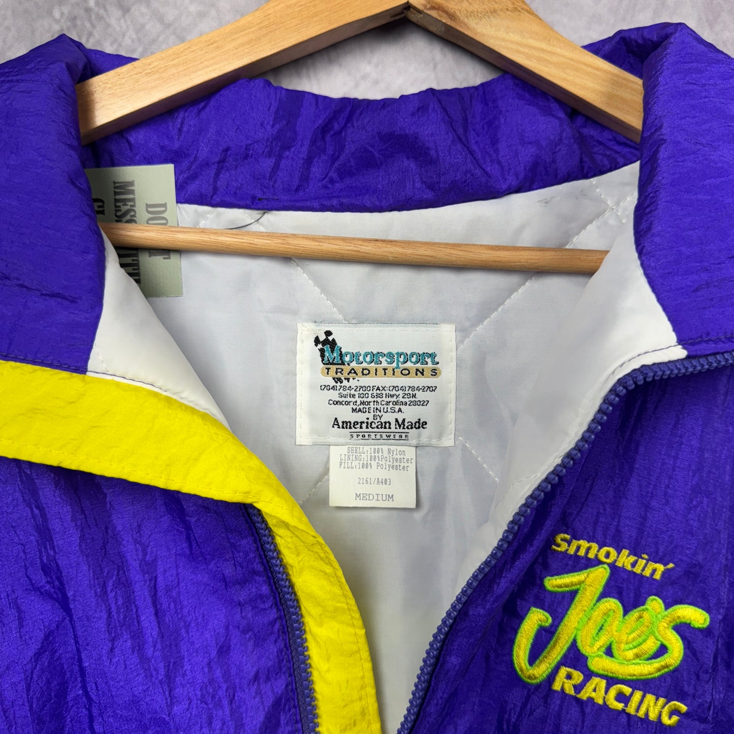 90s Purple Camel Smokin Joe's Racing Jacket 4002