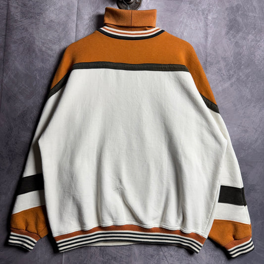 90s Texas Longhorns Turtle Neck Sweatshirt 4476