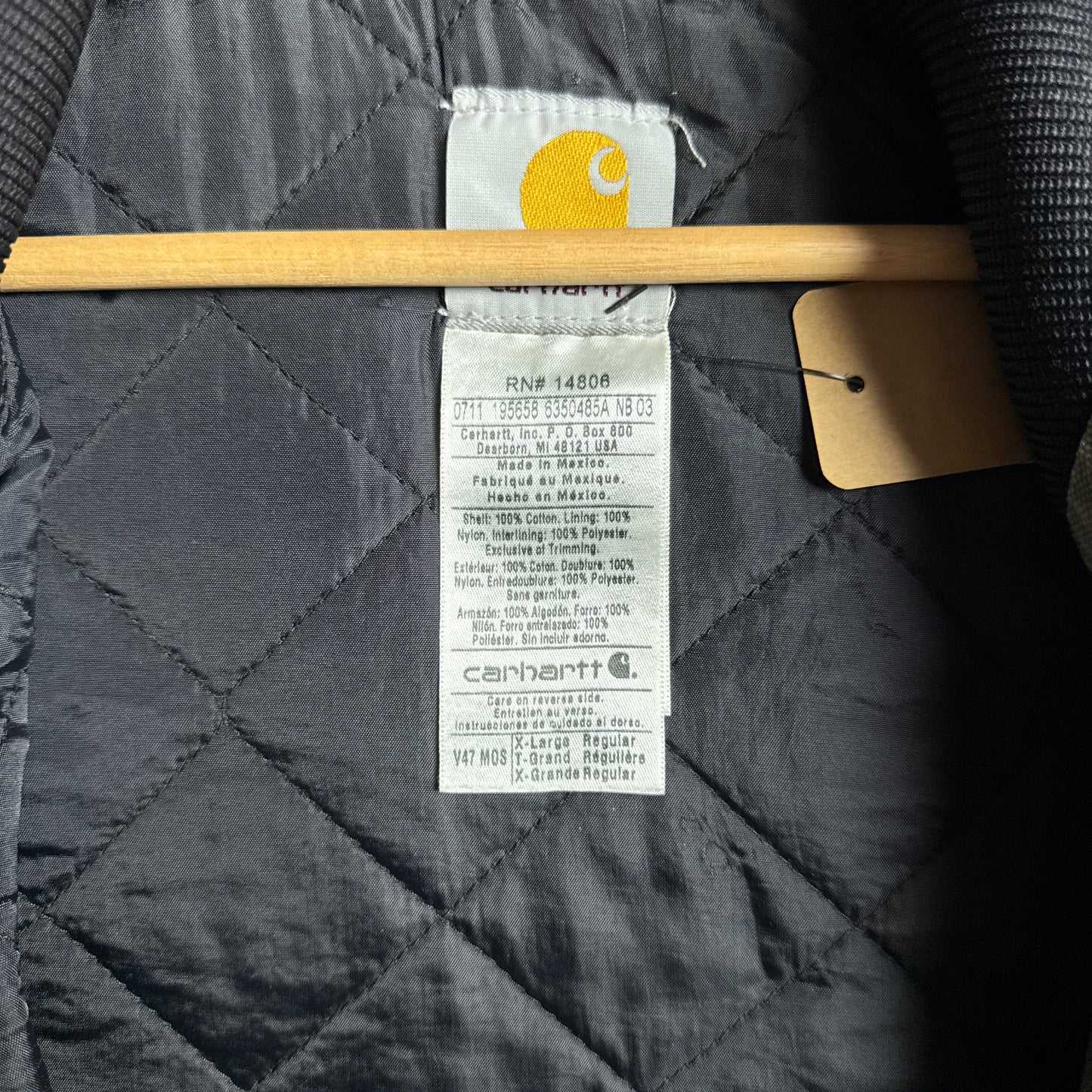 90s Green Texas Longhorns Carhartt Vest 4452
