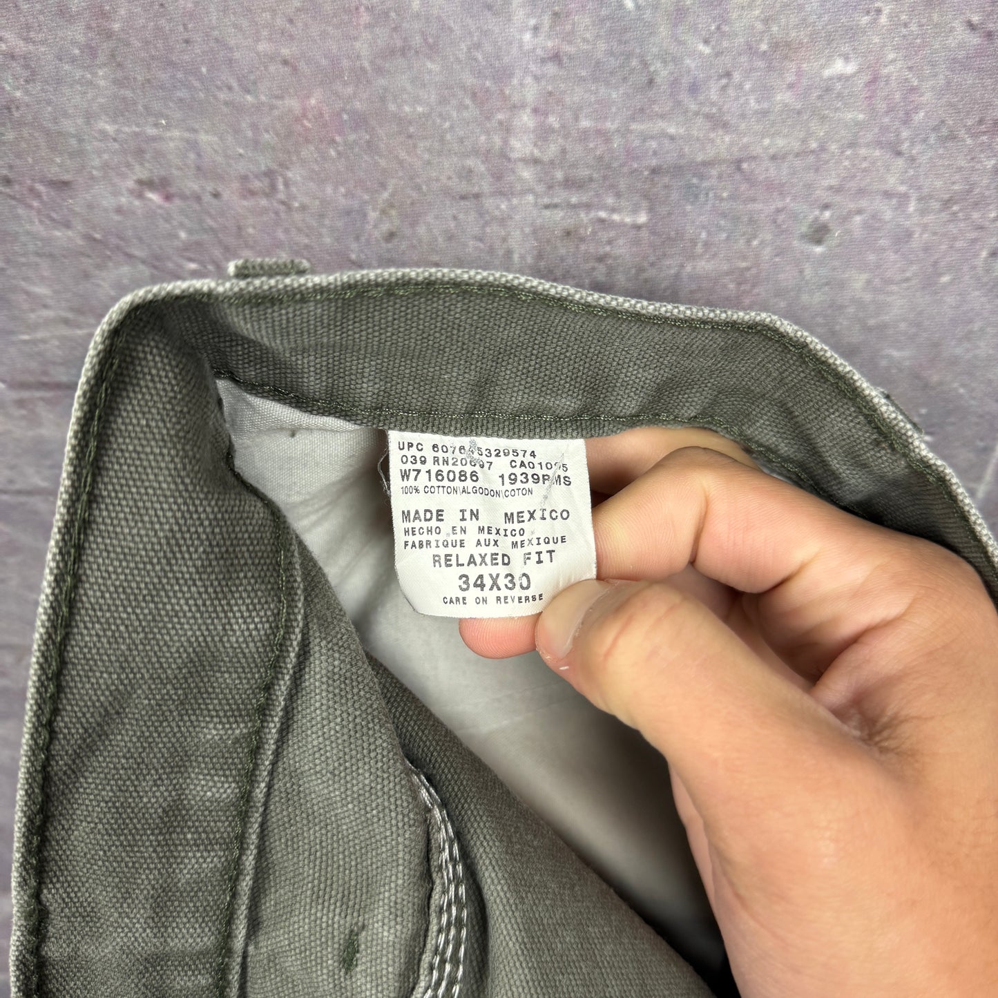 Early 00s Green Dickies Carpenter Work Pants 36x30 2210