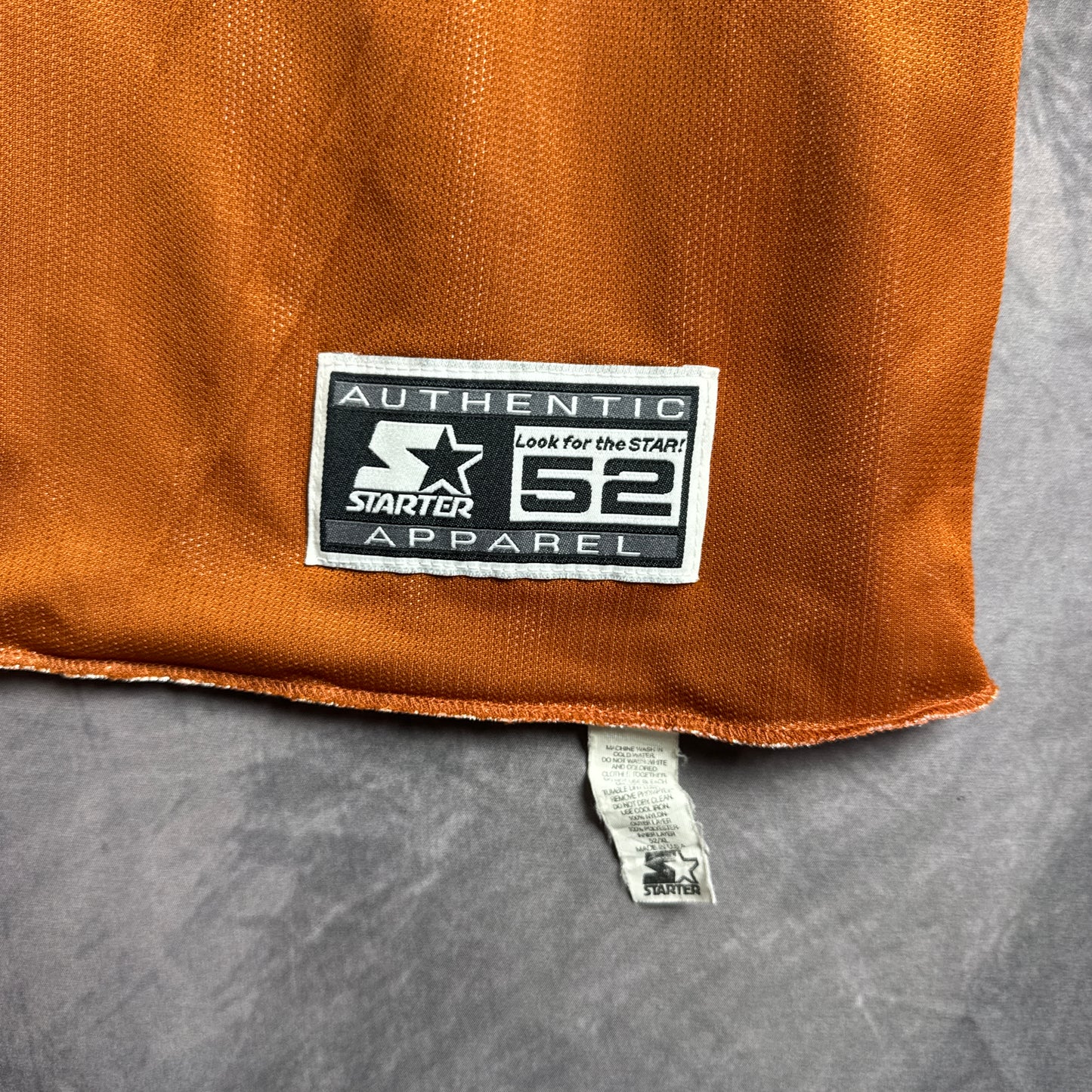 90s Orange Texas Longhorns Basketball Starter Jersey 4612