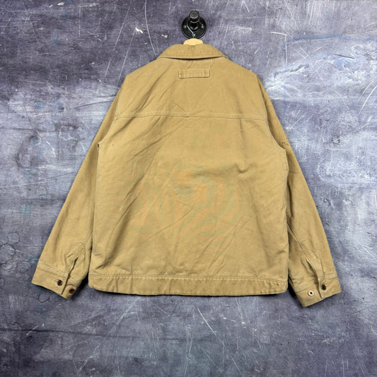Early 00s Tan Brown Detroit Style L.L. Bean Work Jacket L 0302