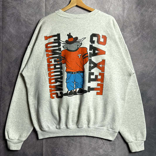 90s Grey Texas Longhorns Crewneck Sweatshirt 4444