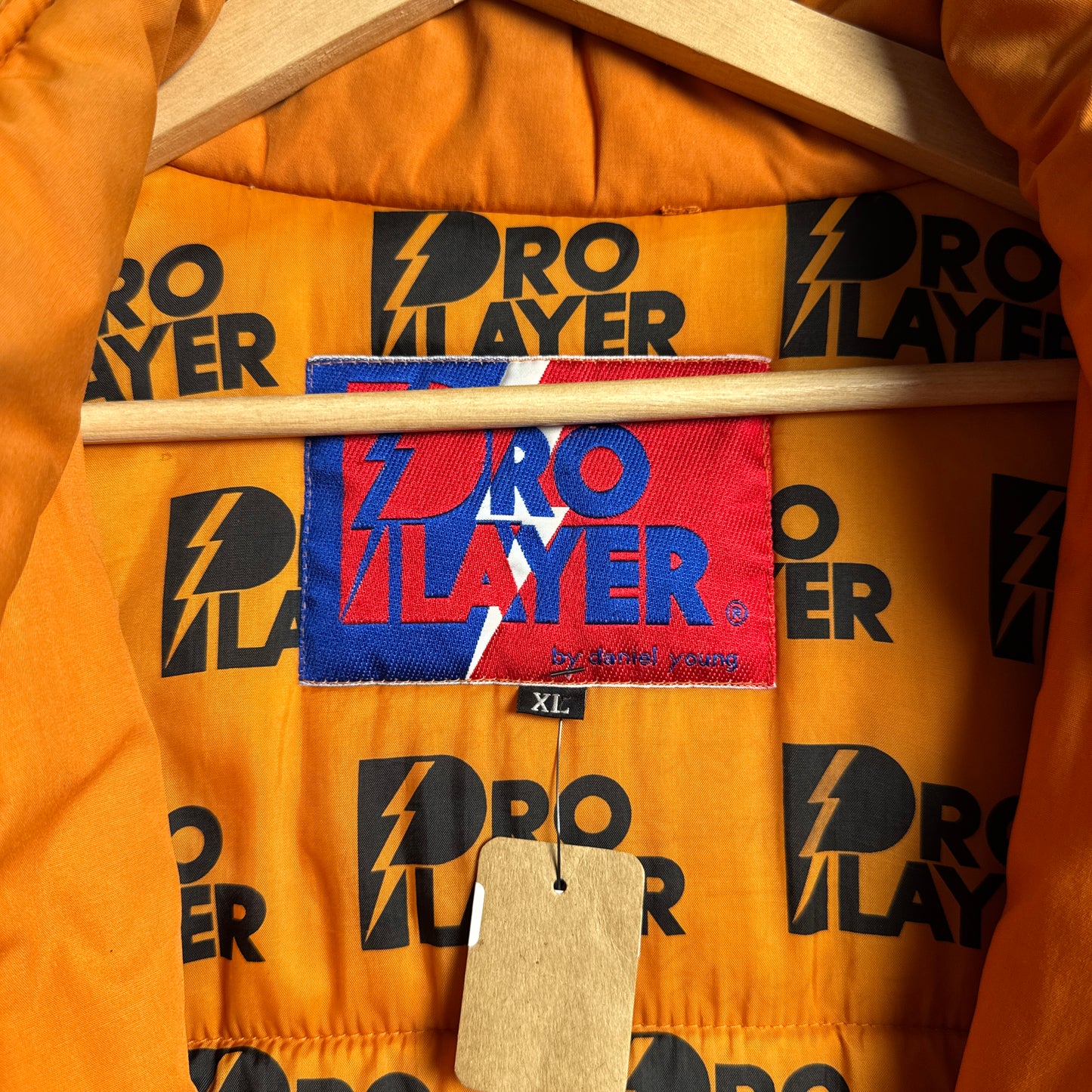 90s Multi Color Texas Longhorns Pro Player Puffer Jacket 4453