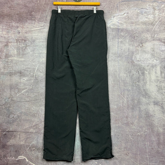 Early 00s Black Nike Nylon Sweatpants 30x32 2111