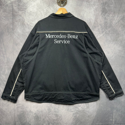 00s Black Mercedes Benz Service Jacket 4075