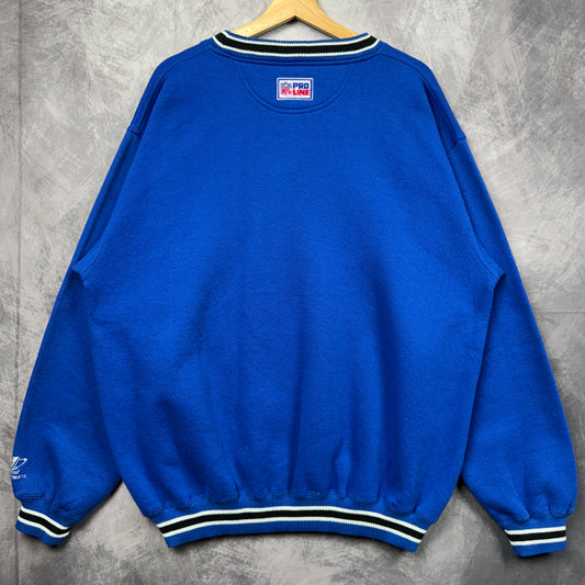 90s Blue Indianapolis Colts Crewneck Sweatshirt 4265