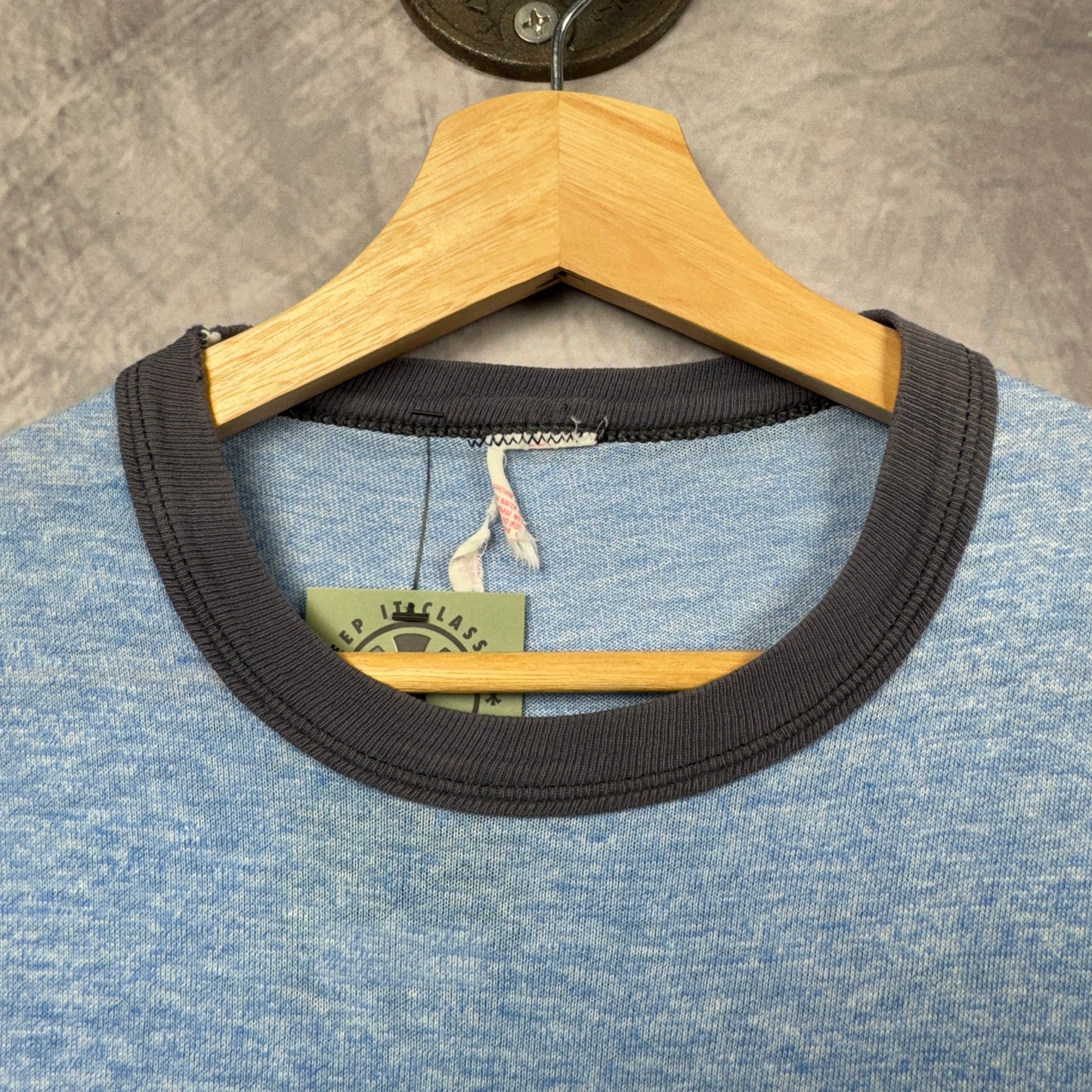 70s Blue Indianapolis 500 Ringer Shirt 3972