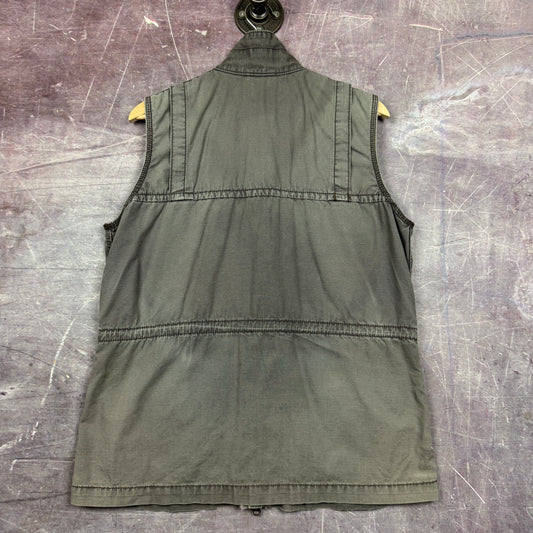 Early 00s Gray Carhartt 4 Pocket Work Vest M 2310
