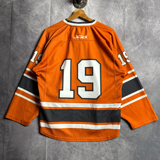 00s Orange Texas Longhorns #19 Hockey Jersey 4619