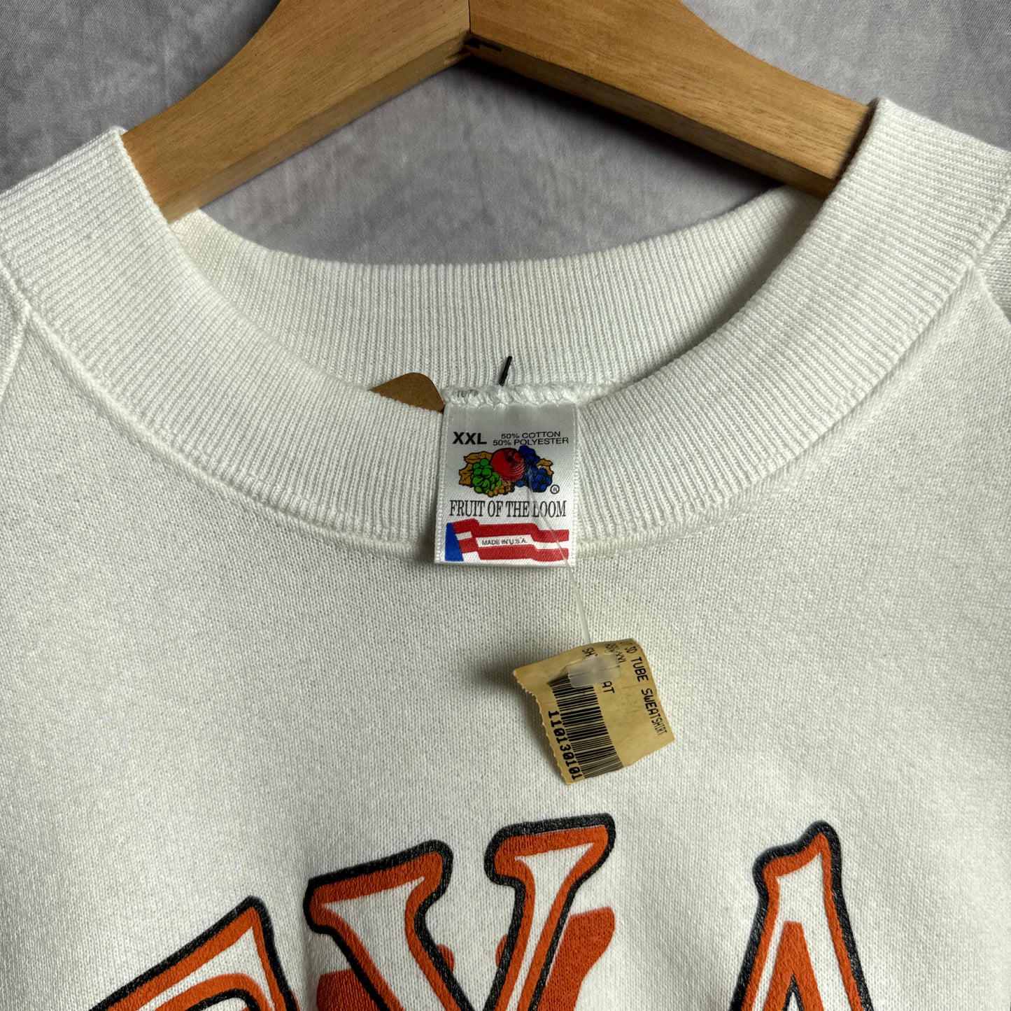 90s White Texas Longhorns Crewneck Sweatshirt 4445